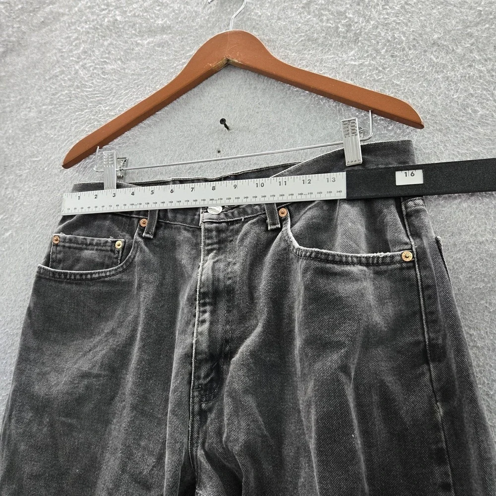 VINTAGE Levi's 505 Men Jeans 34X36 Gray Denim Regular Straight 34